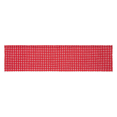 Gallen Red White Runner Fringed 12x48 - The Fox Decor